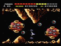 une photo d'Ã©cran de Space Manbow sur MSX